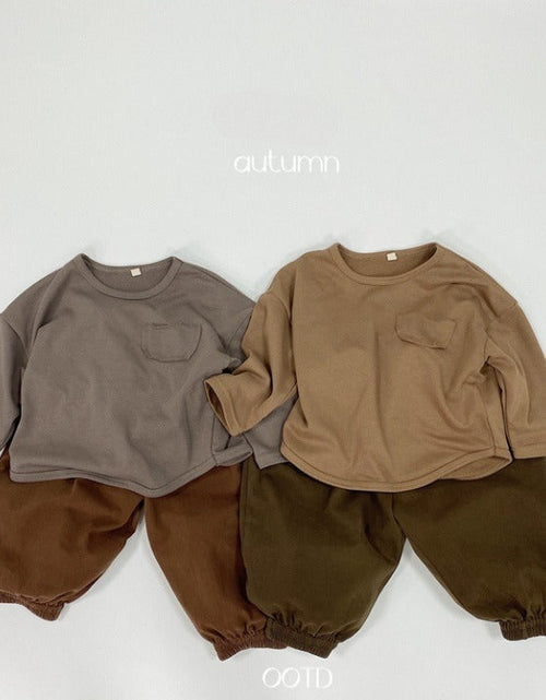 Load image into Gallery viewer, Baby Solid Color Basic Style Loose Comfy And Unisex Pants by MyKids-USA™
