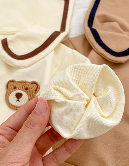 Load image into Gallery viewer, Baby Cartoon Bear Patched Pattern Cute Style Romper And Coat by MyKids-USA™
