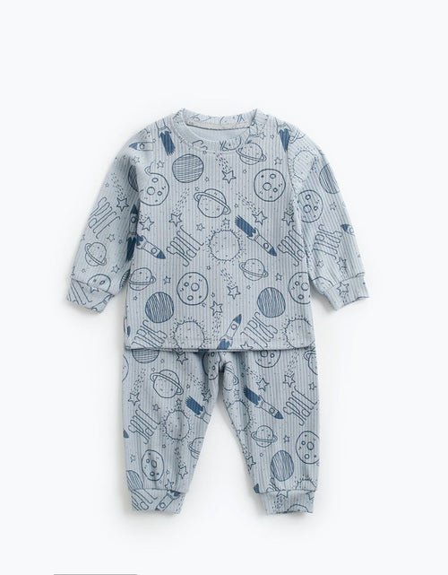 Load image into Gallery viewer, Baby 2pcs Cartoon Graphic Soft Cotton Shirt Combo Pants Sets Tracksuit by MyKids-USA™
