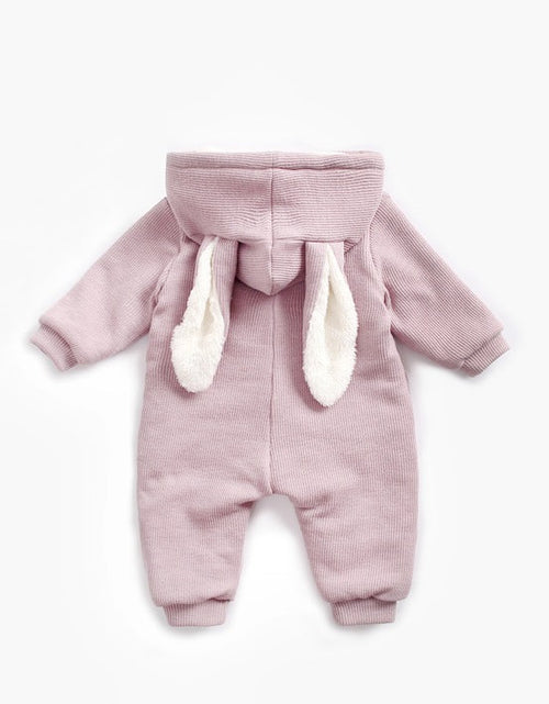 Load image into Gallery viewer, Baby Cartoon Shape Design Soft Fleece Thickened Romper In Autumn &amp; Winter by MyKids-USA™

