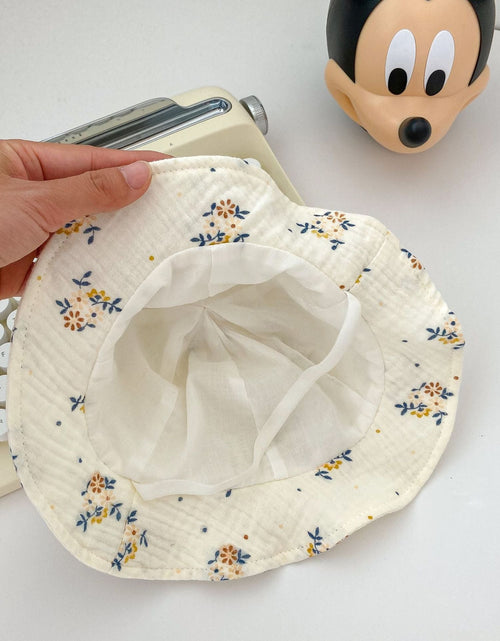 Load image into Gallery viewer, Baby Flower Pattern Sling Design Onesies Dress With Hat by MyKids-USA™
