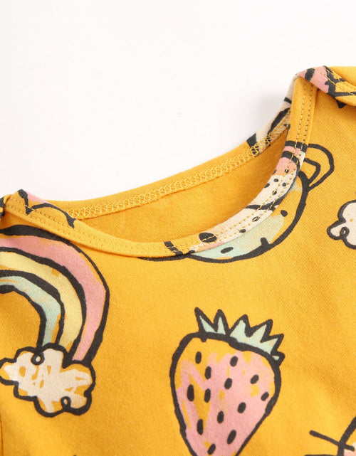 Load image into Gallery viewer, Baby Boy And Girl Animal Print Short-Sleeved O-Neck Lovely Onesies In Summer by MyKids-USA™

