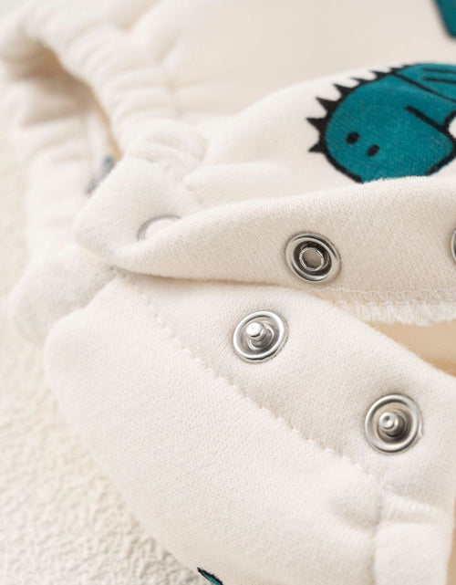 Load image into Gallery viewer, Baby Boy 1pcs Cartoon Dinosaur Pattern Long Sleeves O-Neck Bodysuit &amp; Hats by MyKids-USA™
