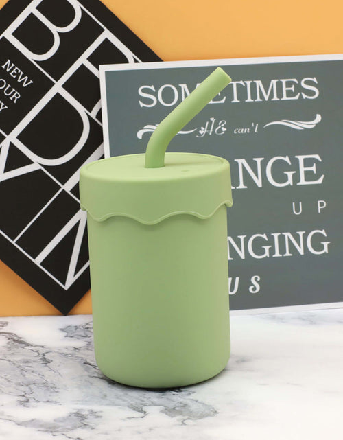 Load image into Gallery viewer, Baby Food Grade Silicone Straw Water Cup Training Leakproof Drop Resistant Drinking Cups by MyKids-USA™
