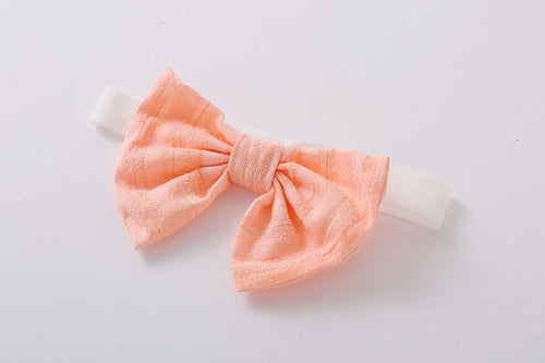 Load image into Gallery viewer, Baby Girl Solid Color Square Collar Design Short-Sleeved Onesies With Headband In Summer Outside Wearing by MyKids-USA™
