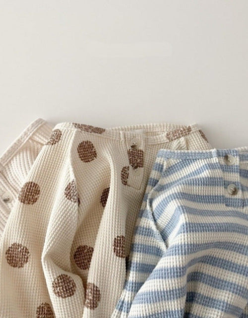 Load image into Gallery viewer, Baby Striped &amp; Polka Dot Pattern &amp; Solid Color Loose Comfort Shirt by MyKids-USA™

