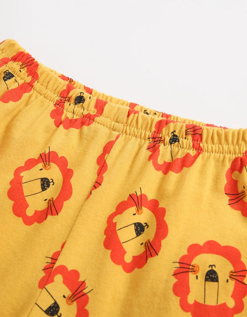 Load image into Gallery viewer, Baby Boy And Girl Animal Tiger Print Sleeveless Top Combo Shorts  Sets by MyKids-USA™
