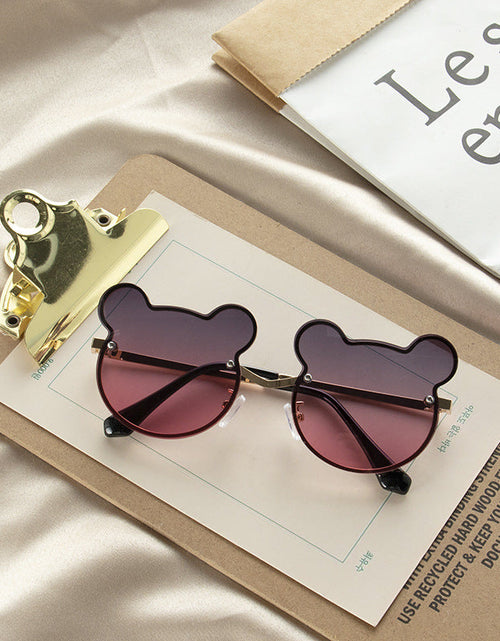 Load image into Gallery viewer, Girls Colorful Lenses Cartoon Frame Shape Fashion Sunglasses by MyKids-USA™
