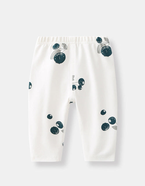 Load image into Gallery viewer, Baby 1pcs Allover Fruit Graphic Long Sleeve Bottoming Shirt &amp; Trousers Sets by MyKids-USA™
