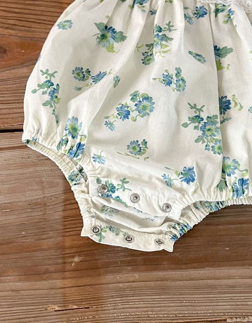 Load image into Gallery viewer, Baby Girl Flower Pattern Square Neck Onesies &amp; Sets by MyKids-USA™
