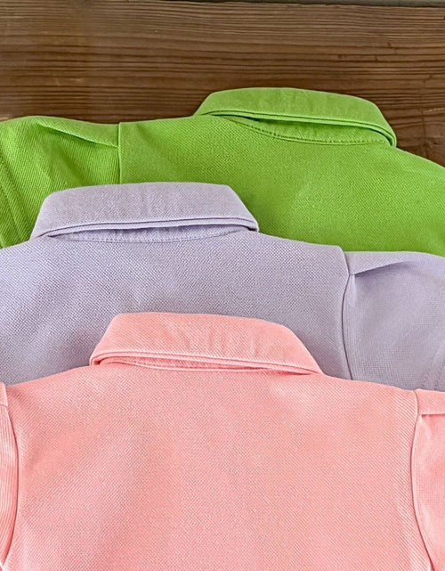 Load image into Gallery viewer, Baby Solid Color Polo Neck Summer Clothing Sets by MyKids-USA™
