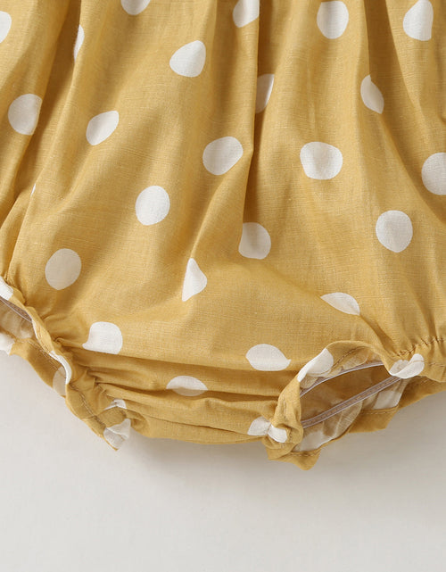 Load image into Gallery viewer, Baby Girl Slogan Pattern Sling Tops Combo Polka Dot Graphic Triangle Shorts 1 Pieces Sets by MyKids-USA™
