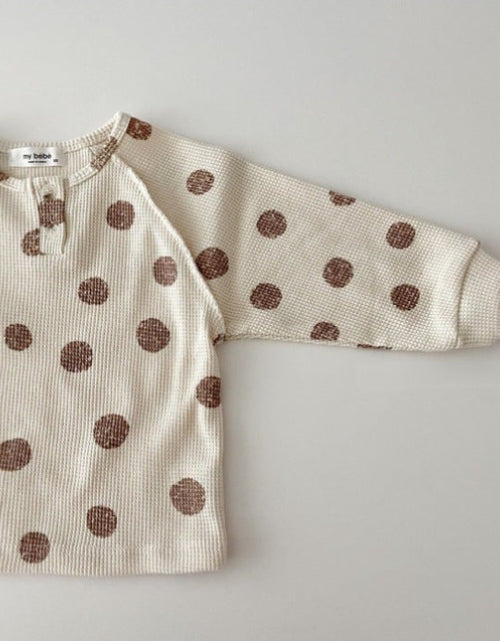 Load image into Gallery viewer, Baby Striped &amp; Polka Dot Pattern &amp; Solid Color Loose Comfort Shirt by MyKids-USA™
