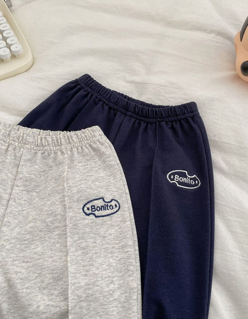 Load image into Gallery viewer, Baby Letter Graphic Pullover Hoodies With Pants Spring Sets by MyKids-USA™
