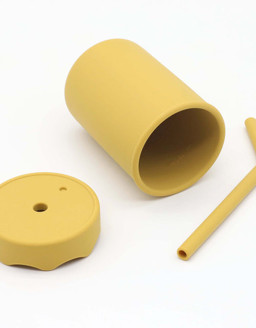 Load image into Gallery viewer, Baby Food Grade Silicone Straw Water Cup Training Leakproof Drop Resistant Drinking Cups by MyKids-USA™

