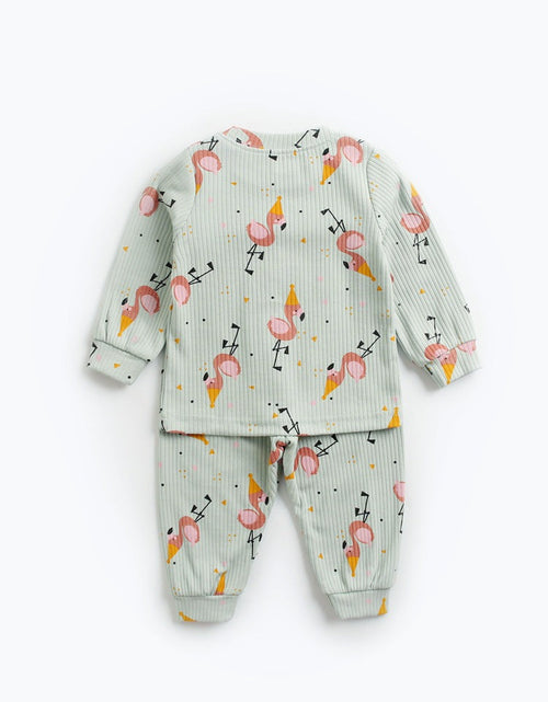 Load image into Gallery viewer, Baby 2pcs Cartoon Graphic Soft Cotton Shirt Combo Pants Sets Tracksuit by MyKids-USA™
