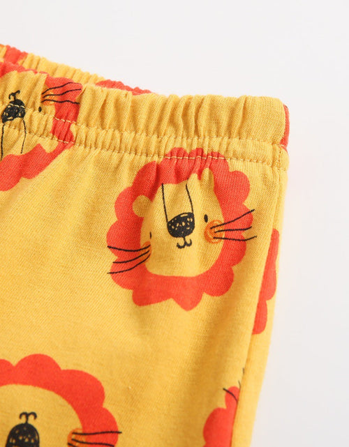 Load image into Gallery viewer, Baby Boy And Girl Animal Tiger Print Sleeveless Top Combo Shorts  Sets by MyKids-USA™
