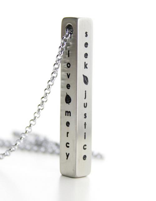 Load image into Gallery viewer, Seek Justice Necklace by Made for Freedom
