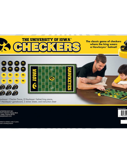Load image into Gallery viewer, Iowa Hawkeyes Checkers Board Game by MasterPieces Puzzle Company INC
