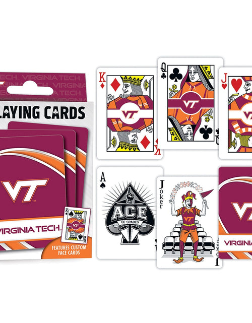 Load image into Gallery viewer, Virginia Tech Hokies Playing Cards - 54 Card Deck by MasterPieces Puzzle Company INC
