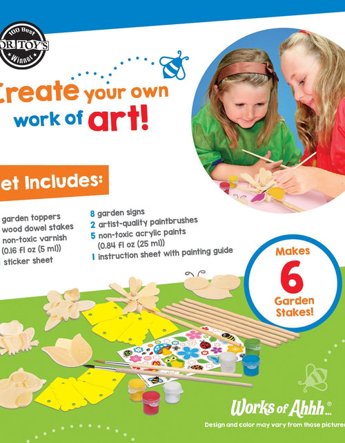 Load image into Gallery viewer, Garden Decor Wood Craft &amp; Paint Kit by MasterPieces Puzzle Company INC
