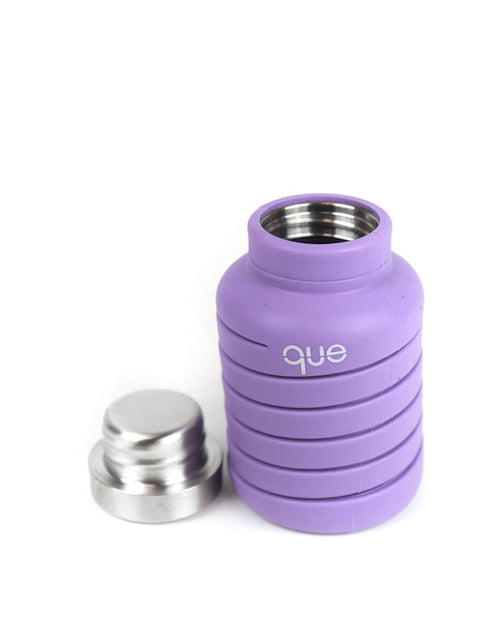 Load image into Gallery viewer, The Collapsible Water Bottle by que Bottle
