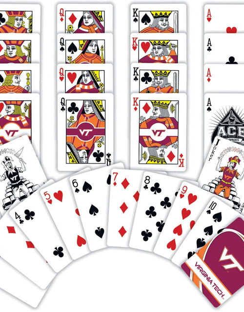 Load image into Gallery viewer, Virginia Tech Hokies Playing Cards - 54 Card Deck by MasterPieces Puzzle Company INC

