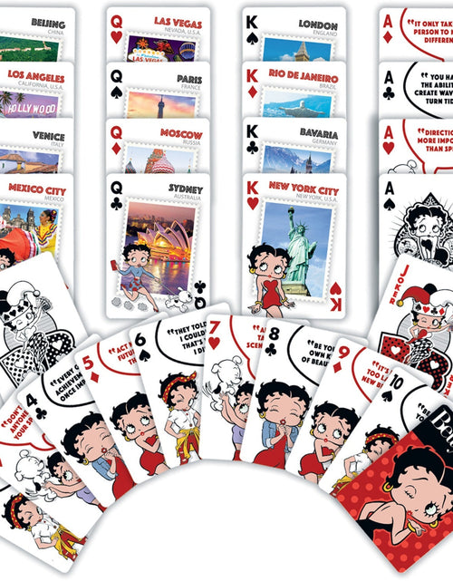 Load image into Gallery viewer, Betty Boop Playing Cards - 54 Card Deck by MasterPieces Puzzle Company INC
