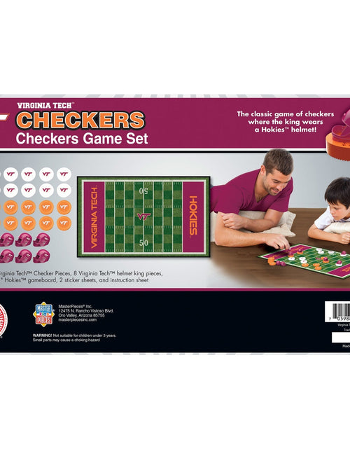 Load image into Gallery viewer, Virginia Tech Hokies Checkers Board Game by MasterPieces Puzzle Company INC
