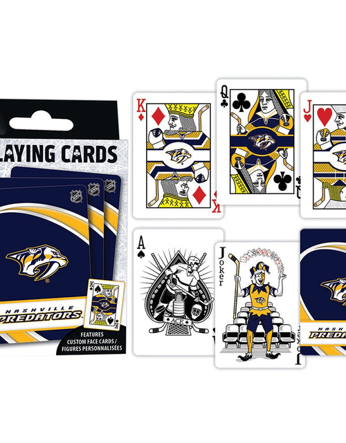 Load image into Gallery viewer, Nashville Predators Playing Cards - 54 Card Deck by MasterPieces Puzzle Company INC
