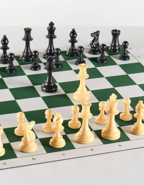 Load image into Gallery viewer, Quality Club Chess Set on Flex Pad Board by Chess House
