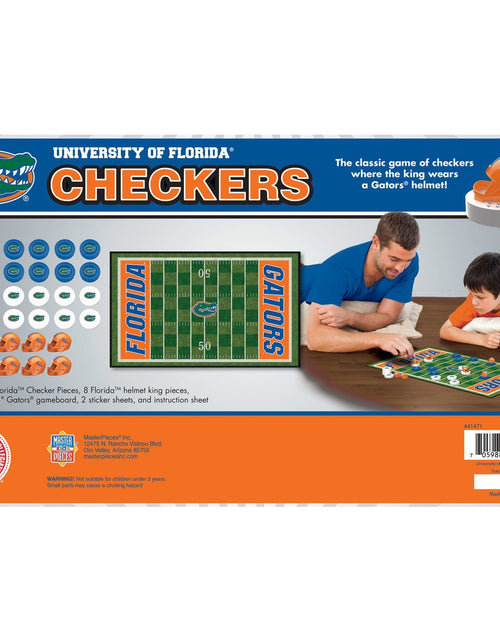 Load image into Gallery viewer, Florida Gators Checkers Board Game by MasterPieces Puzzle Company INC
