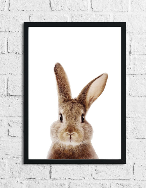 Load image into Gallery viewer, Rabbit Animal Woodlands Nursery Children's Room Wall Decor Print by WinsterCreations™ Official Store
