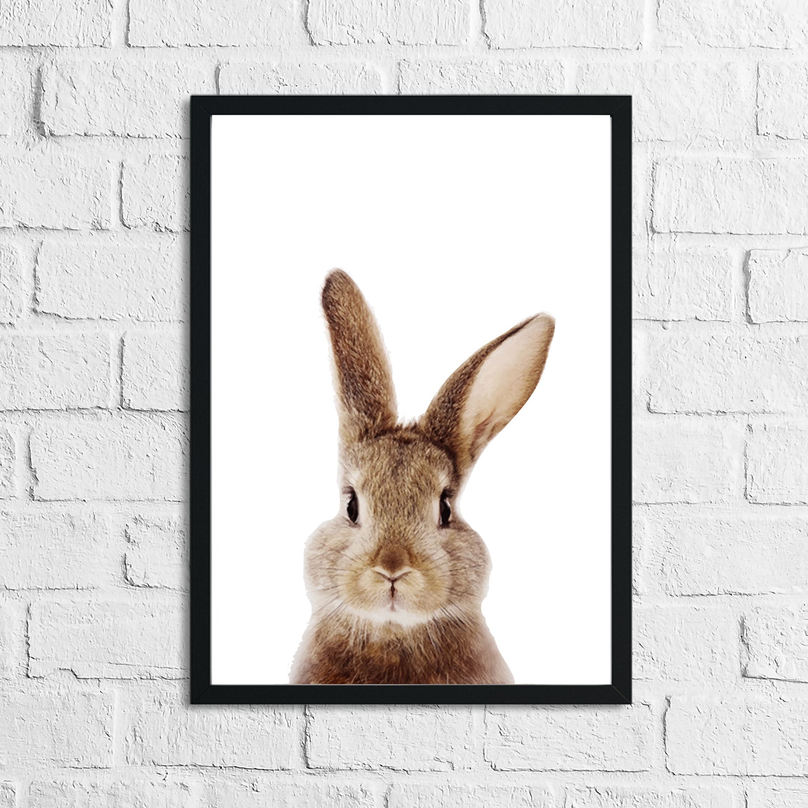 Rabbit Animal Woodlands Nursery Children's Room Wall Decor Print by WinsterCreations™ Official Store