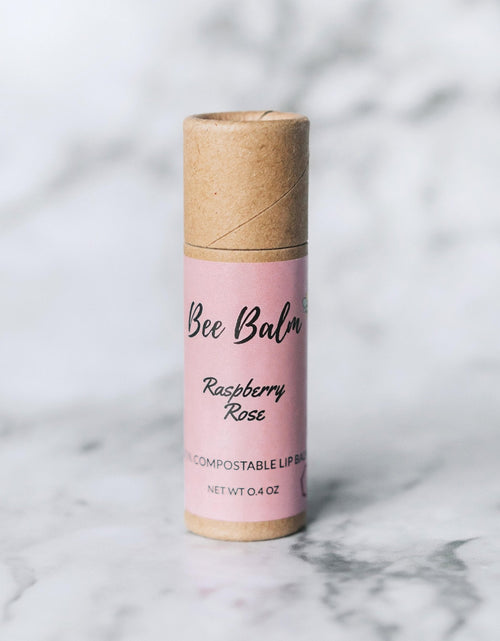 Load image into Gallery viewer, Bee Balm Raspberry Rose Lip Balm Sticks - 6 Sticks by Farm2Me
