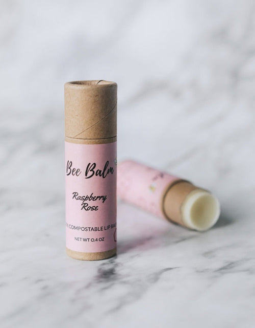 Load image into Gallery viewer, Bee Balm Raspberry Rose Lip Balm Sticks - 6 Sticks by Farm2Me
