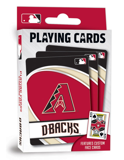 Load image into Gallery viewer, Arizona Diamondbacks Playing Cards - 54 Card Deck by MasterPieces Puzzle Company INC
