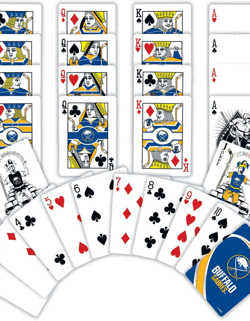 Load image into Gallery viewer, Buffalo Sabres Playing Cards - 54 Card Deck by MasterPieces Puzzle Company INC
