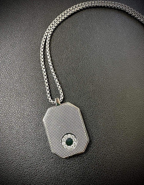 Load image into Gallery viewer, PT809W B.Tiff Meblo Dog Tag Pendant by B.Tiff New York
