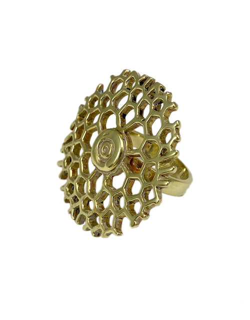 Load image into Gallery viewer, Bombshell Honeycomb Ring by SLATE + SALT

