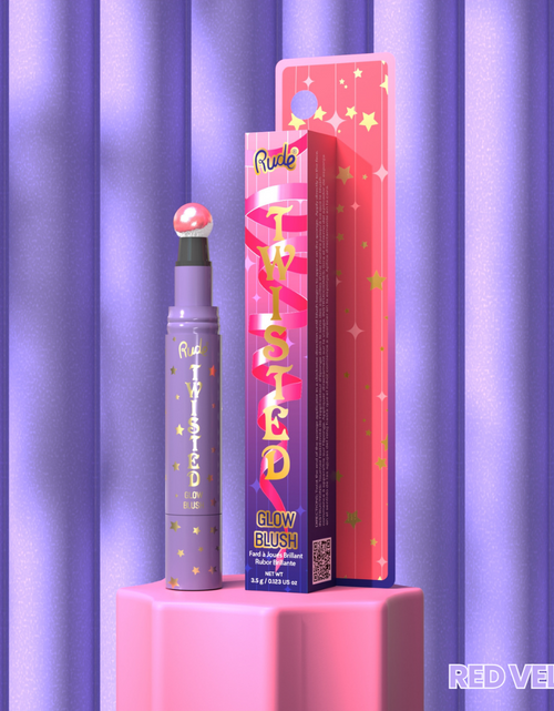 Load image into Gallery viewer, RUDE Twisted Glow Blush - Red Velvet
