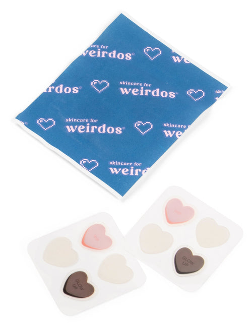 Load image into Gallery viewer, 32x Healing Heart Pimple Patches by Skincare for Weirdos
