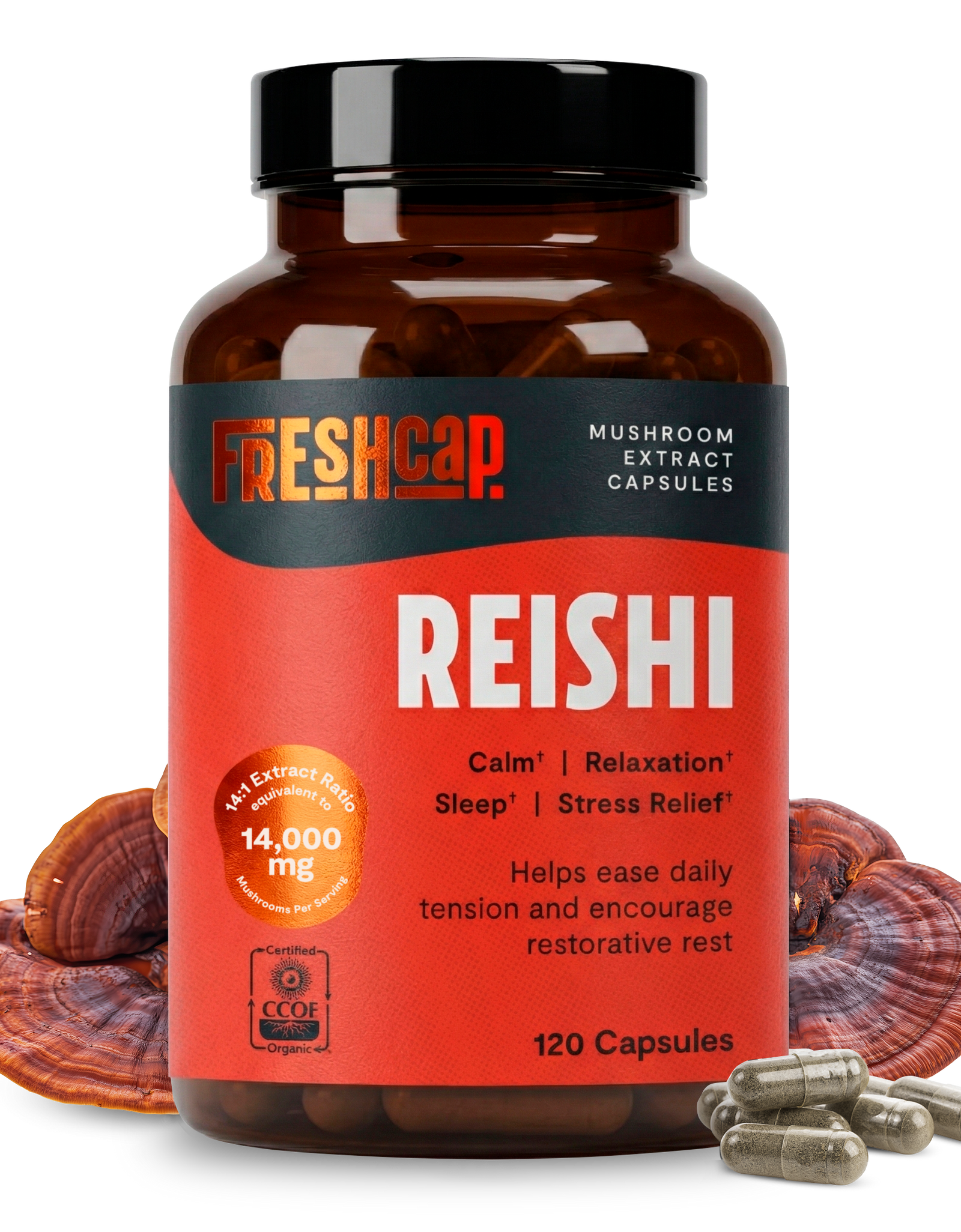 Organic Reishi Mushroom Capsules