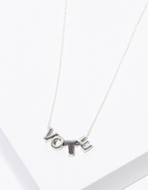 Load image into Gallery viewer, Vote Necklace by The National Memo
