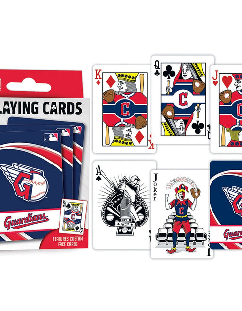 Load image into Gallery viewer, Cleveland Guardians Playing Cards - 54 Card Deck by MasterPieces Puzzle Company INC
