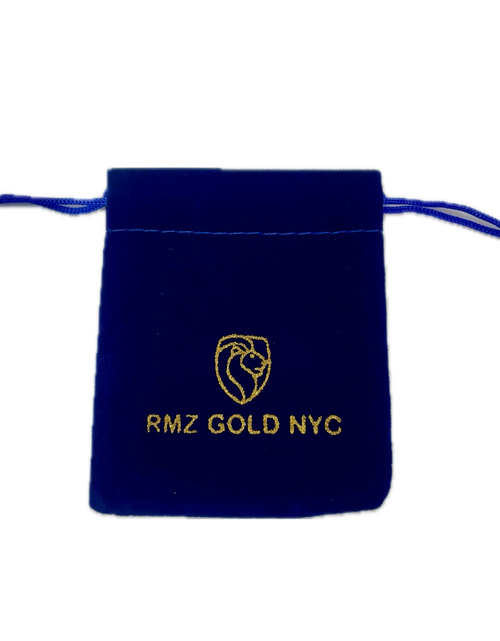 Load image into Gallery viewer, RMZ Gold NYC Italian Unisex 14K White Gold Plated Herringbone Flat Necklace – 20"
