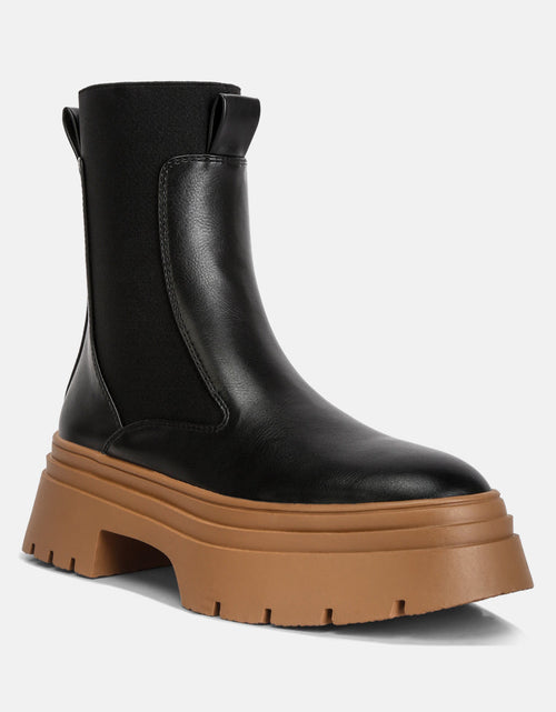 Load image into Gallery viewer, ronin high top chunky chelsea boots by London Rag
