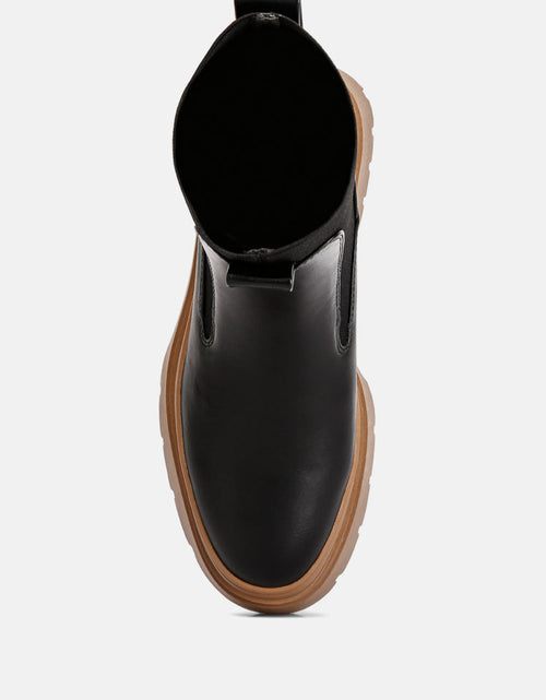 Load image into Gallery viewer, ronin high top chunky chelsea boots by London Rag
