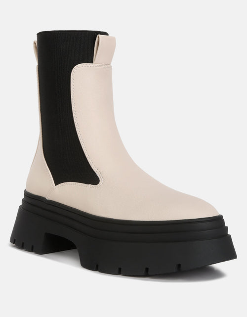 Load image into Gallery viewer, ronin high top chunky chelsea boots by London Rag

