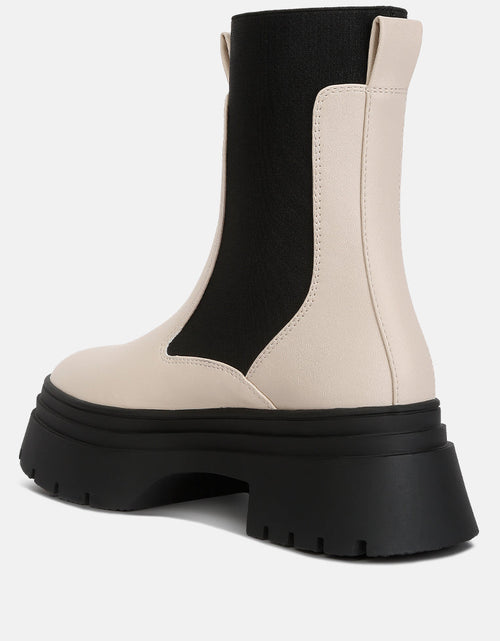 Load image into Gallery viewer, ronin high top chunky chelsea boots by London Rag
